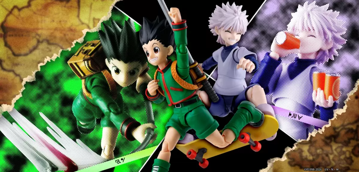 S.H.Figuarts「『HUNTER×HUNTER』ヒソカ／ゴン＆キルア ハンター試験編