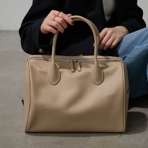 牛革/高見え】シュリンクリンボストンバッグ | COLLAGE