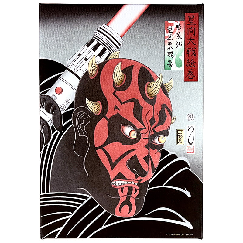 スター・ウォーズ 浮世絵ファブリックボード「星間大戦絵巻 ダース