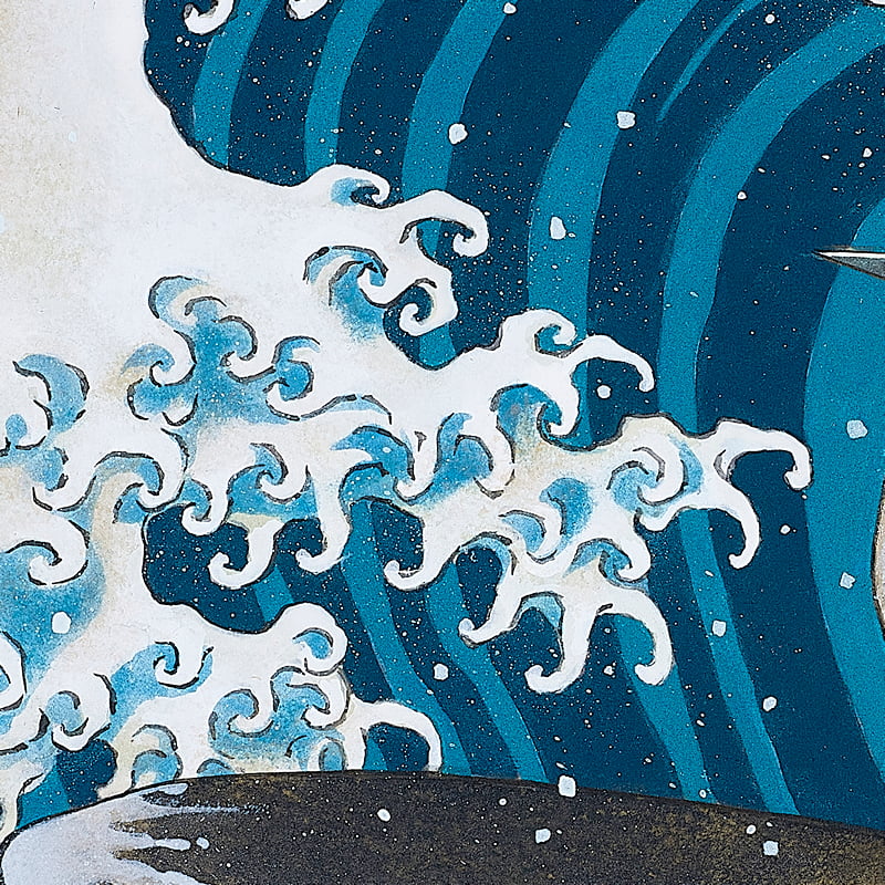 未来少年コナン 浮世絵「浪裏ノ勇」｜浮世絵工房