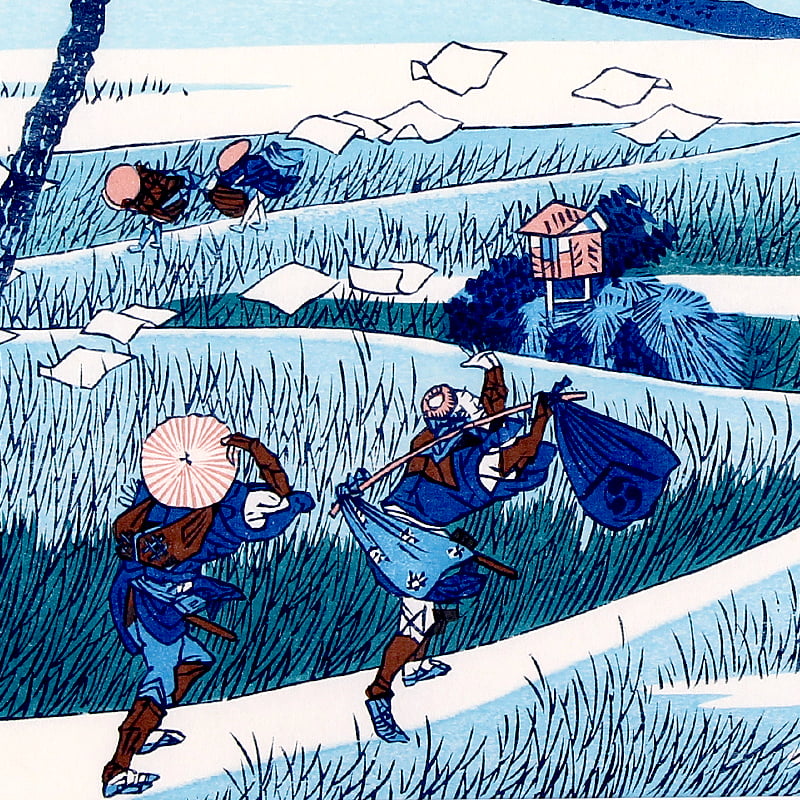 富嶽三十六景 駿州江尻｜葛飾北斎【富士山世界文化遺産登録10周年記念