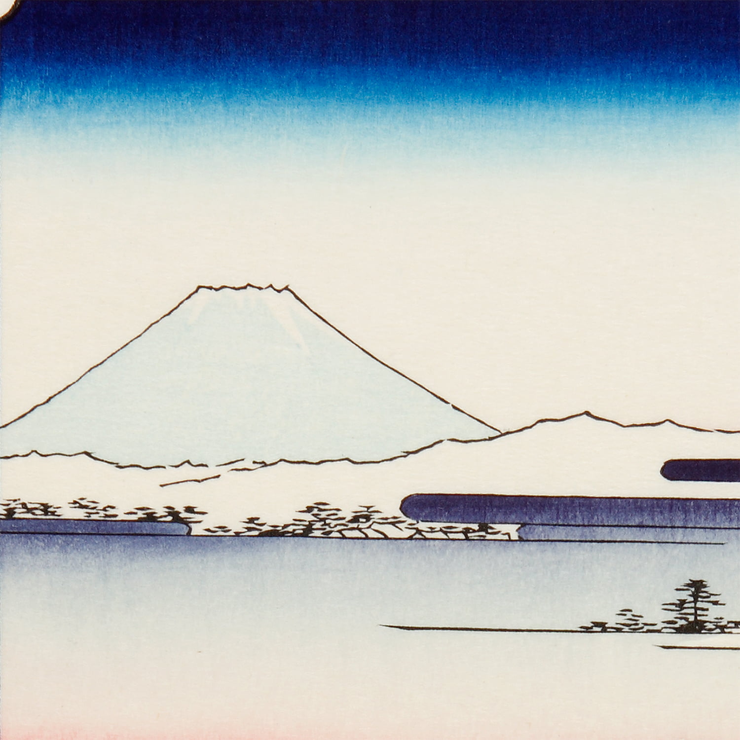 歌川広重「名所江戸百景 日本橋雪晴」浮世絵木版画｜浮世絵工房