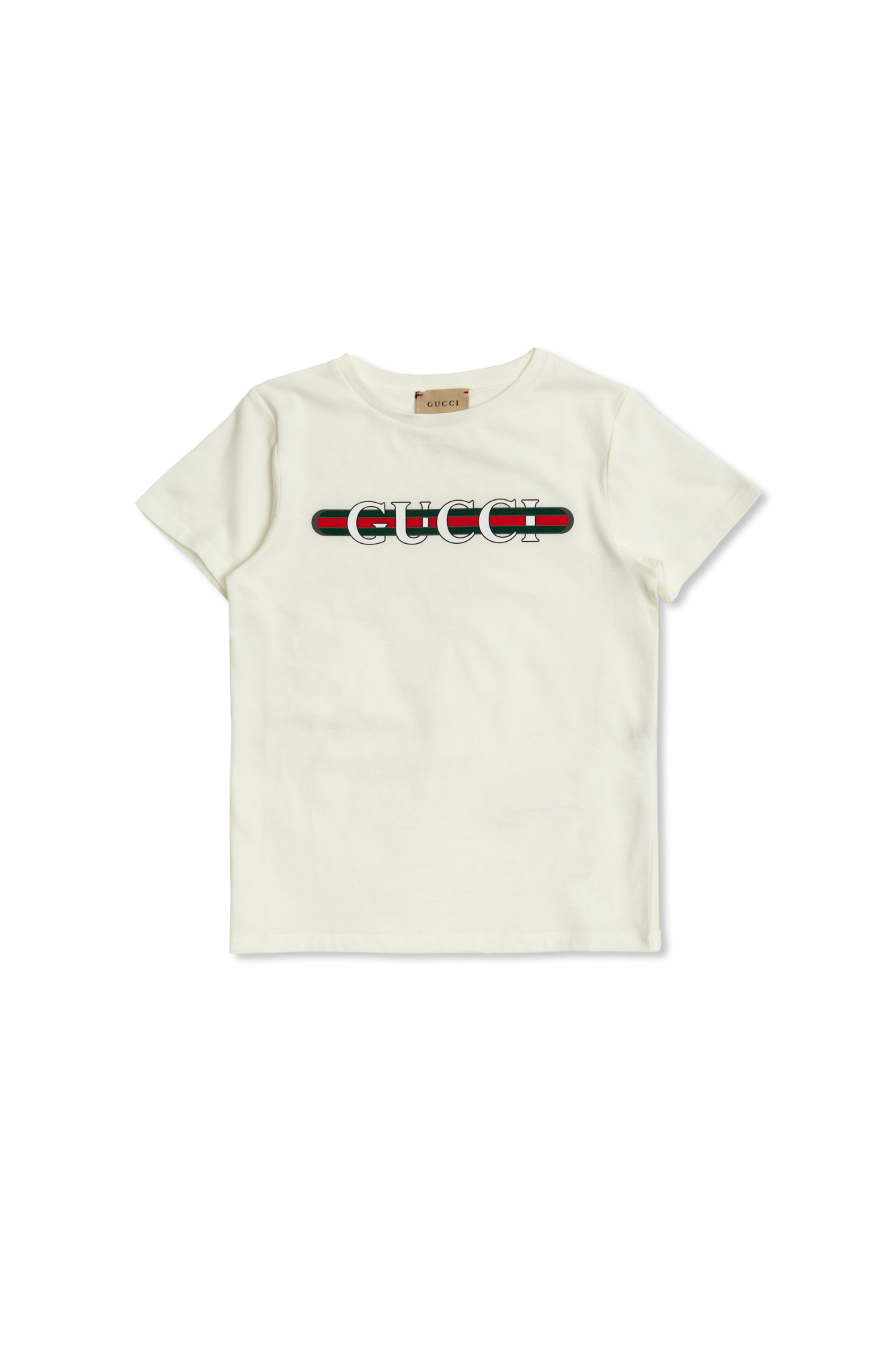 White T-shirt with logo Gucci Kids - Vitkac Japan