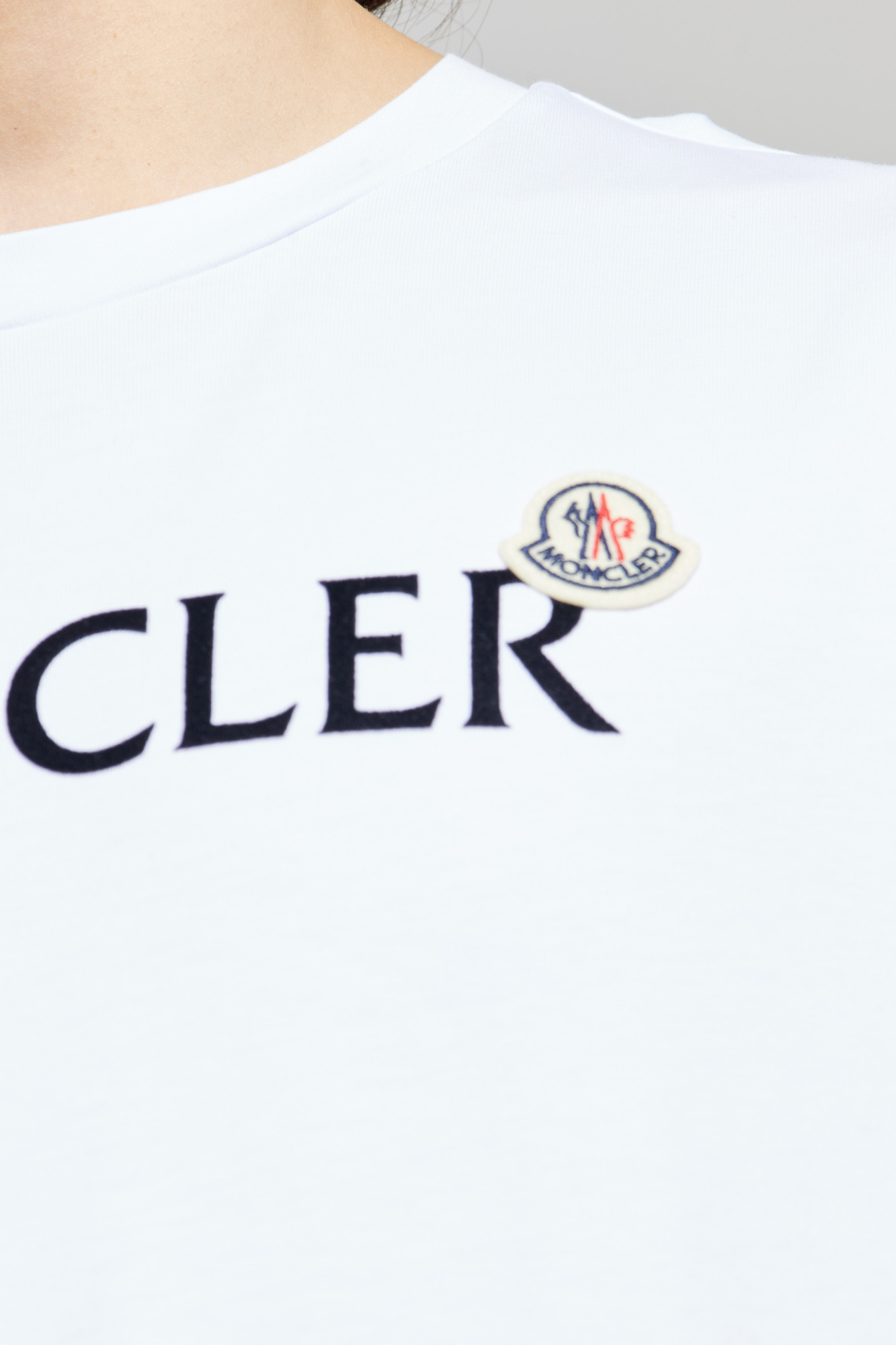 White T-shirt with logo Moncler - Vitkac Japan