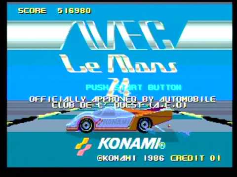 コナミ「ウェック・ルマン・24」ステッカー/Konami 