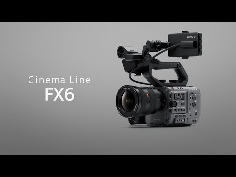 Cinema Line カメラ FX6 レンズ付属モデル ILMEFX6VK [ズームレンズ