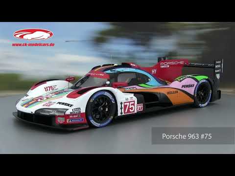 Spark 1:18 Penske Porsche 963 #75 24h LeMans 2023 Jaminet, Nasr