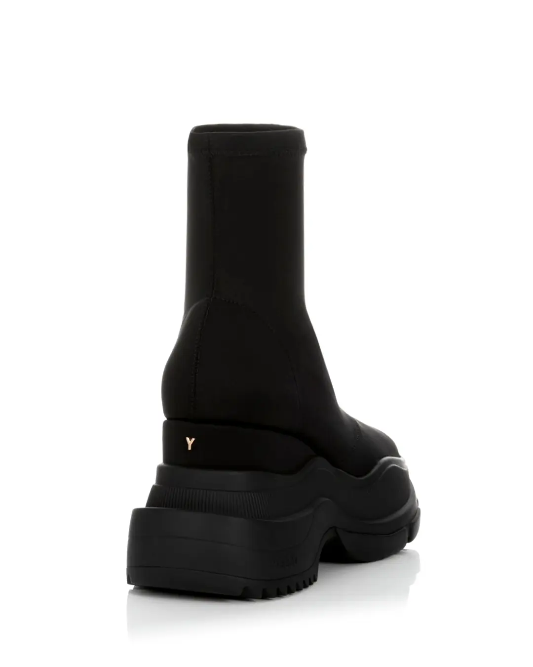 YELLO / TOKYO BLACK MID SNEAKER SHORT BOOTS