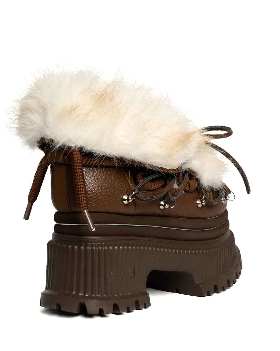 YELLO / LIZI PLATFORM SHORT BOOTS