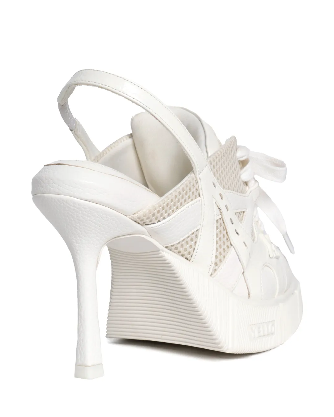 YELLO / BLEACH SNEAKER MULES