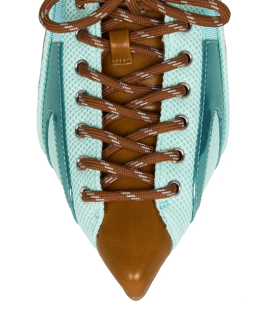 YELLO / CARAMEL MINT SNEAKER MULES