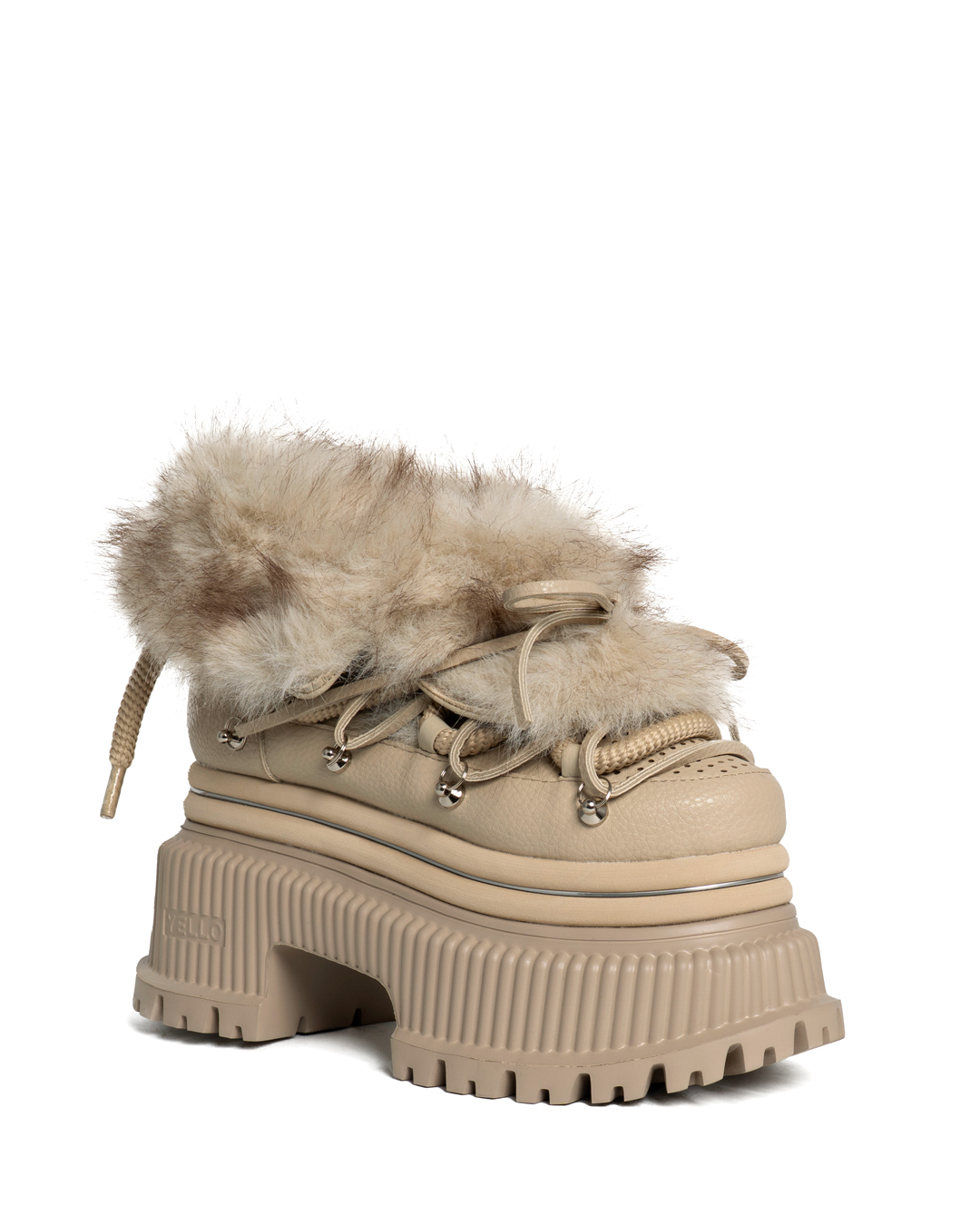 SNUG PLATFORM SHORT BOOTS – YELLO