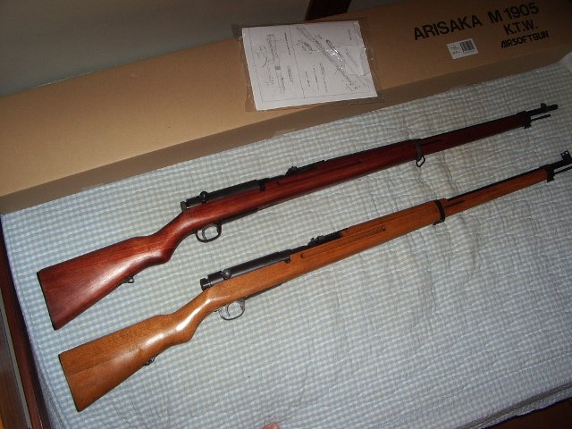 先祖は水呑み百姓。今も貧乏人！！:KTW製 三八式歩兵銃 エアーコッキング