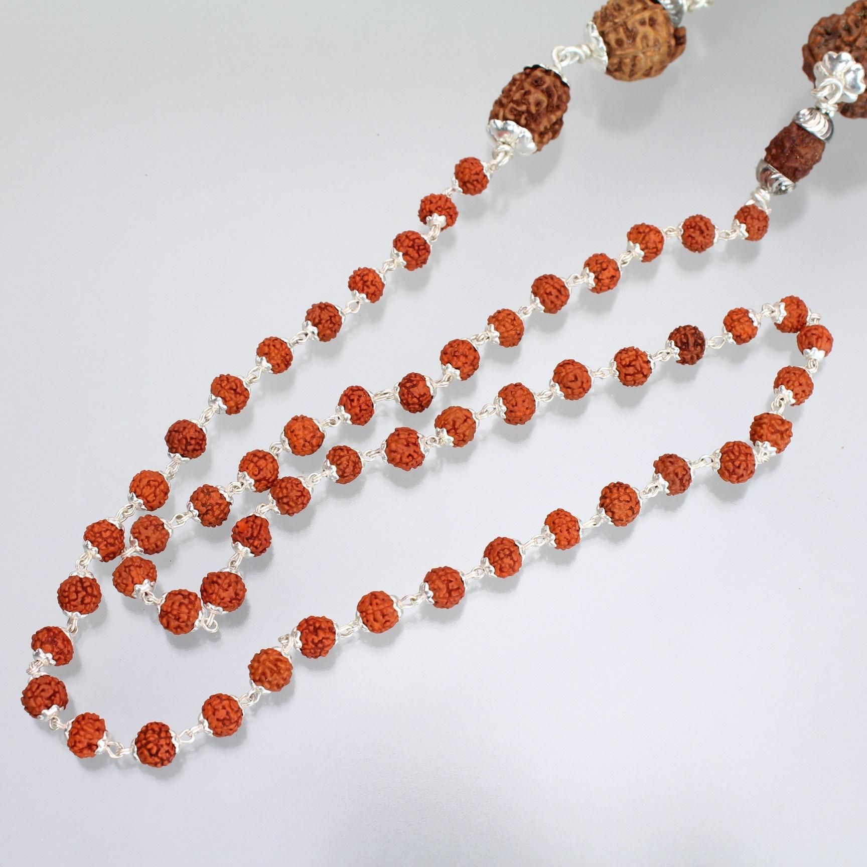 アカルシャヤ・シッダ・マーラー（ルドラークシャ・チェーン） （受注