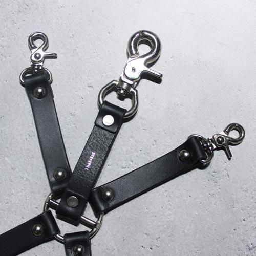 SUGARHILL】HOGTIE LEATHER STRAP(BLACK) | - RARE OF THE LOOP