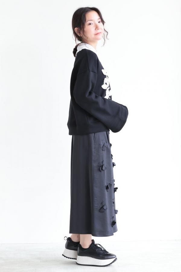 MUVEIL(ミュベール) カメオ刺繍プルオーバー - YAMAROKU（ヤマロク