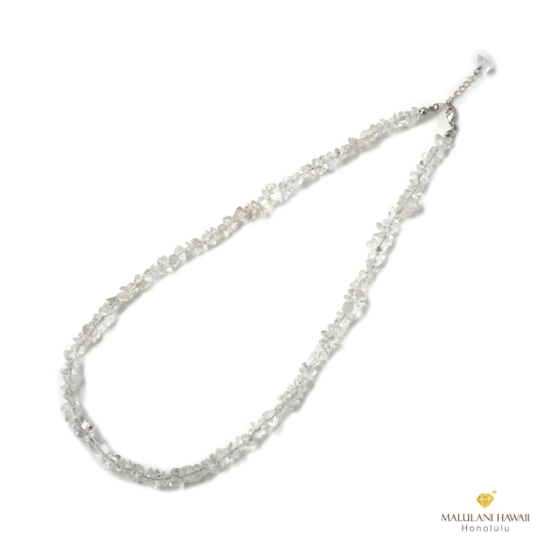 さざれネックレス ～水晶～ サイズL（長さ50cm） さざれシリーズ