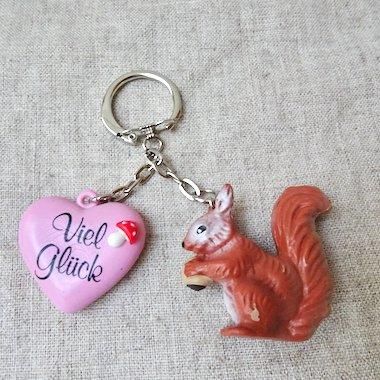 リスのキーホルダー ドイツ製 - ミトン WEB SHOP