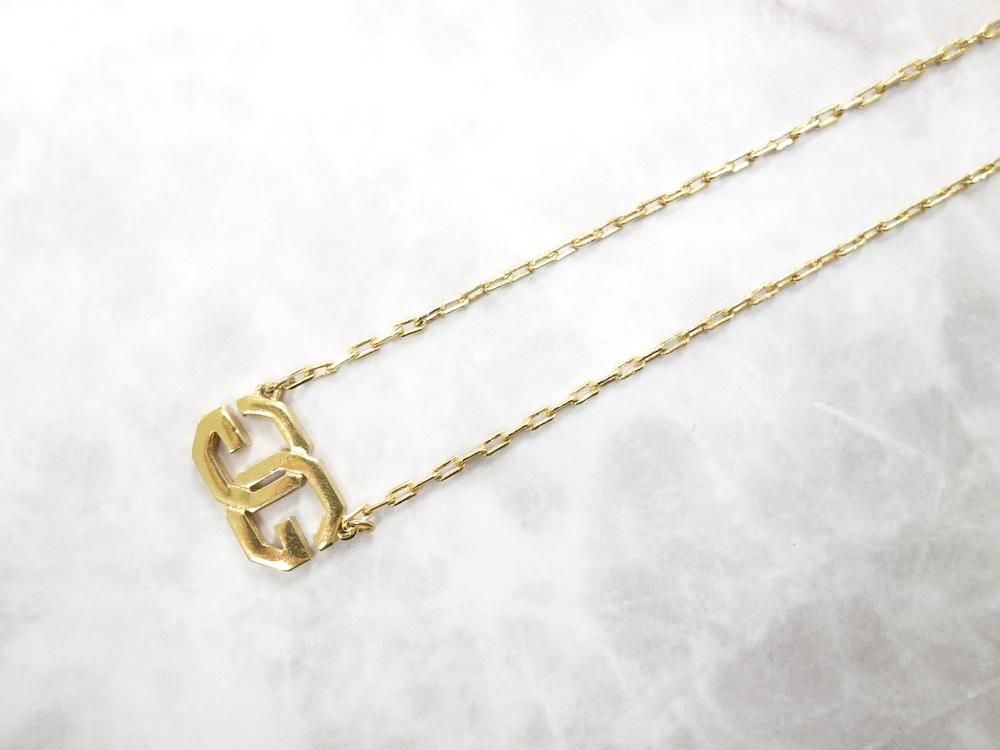 VINTAGE GIVENCHY ジバンシィ Gロゴ チェーンネックレス USED - SOTA