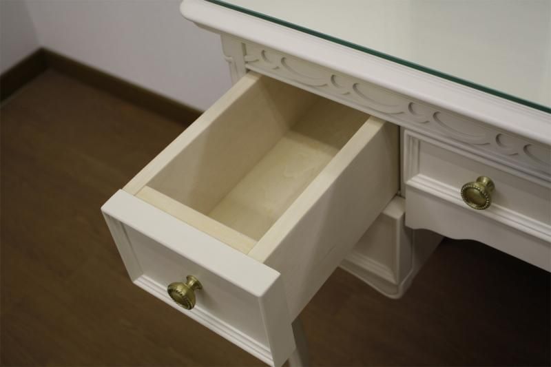 東海家具 フルールWH ドレッサー&スツール メーカー直送商品 (送料無料