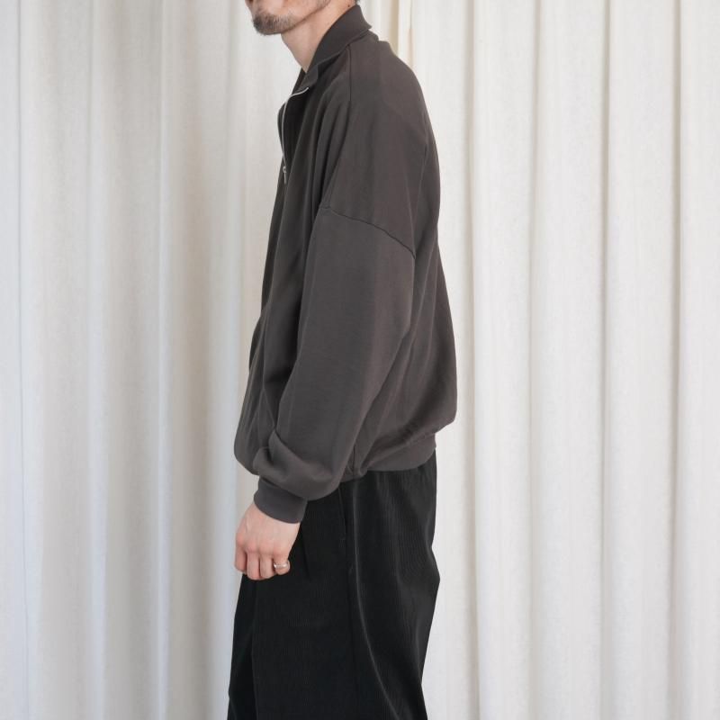 25A/W】【AURALEE オーラリー】 SUPER HIGH GAUGE SWEAT ZIP BLOUSON