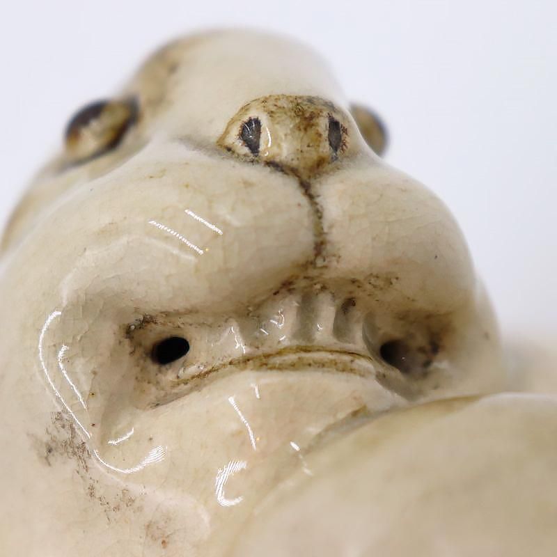 置物・オブジェ 日本製 兎卯干支 大正15年 陶磁器製