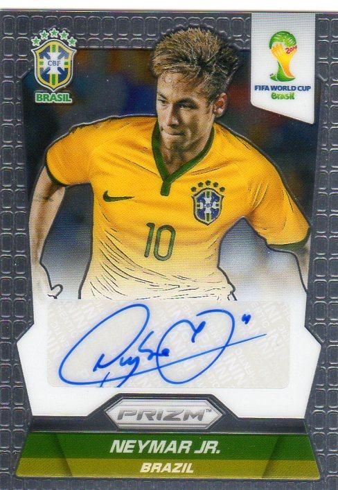 2014 PANINI PRIZM WORLD CUP Autograph Card Neymar 神田店 大虎様