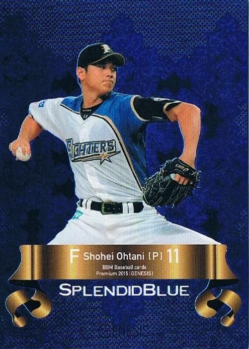 2015 BBM GENESIS SPLENDID BLUE 大谷翔平 【50枚限定】 / MINT新宿店
