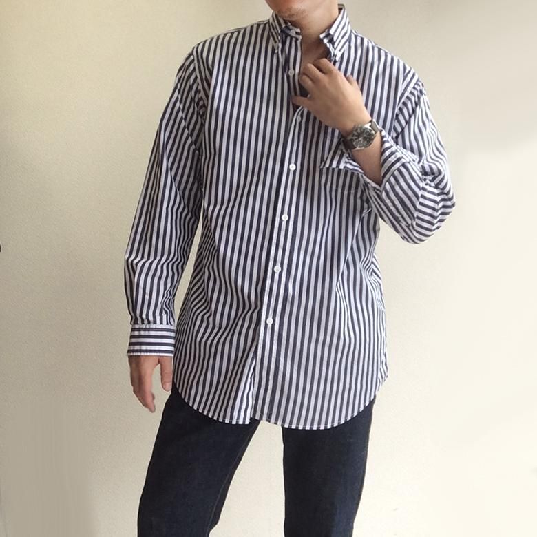 ビッグボタンダウンシャツ ロンドンストライプ Big BD London Stripe