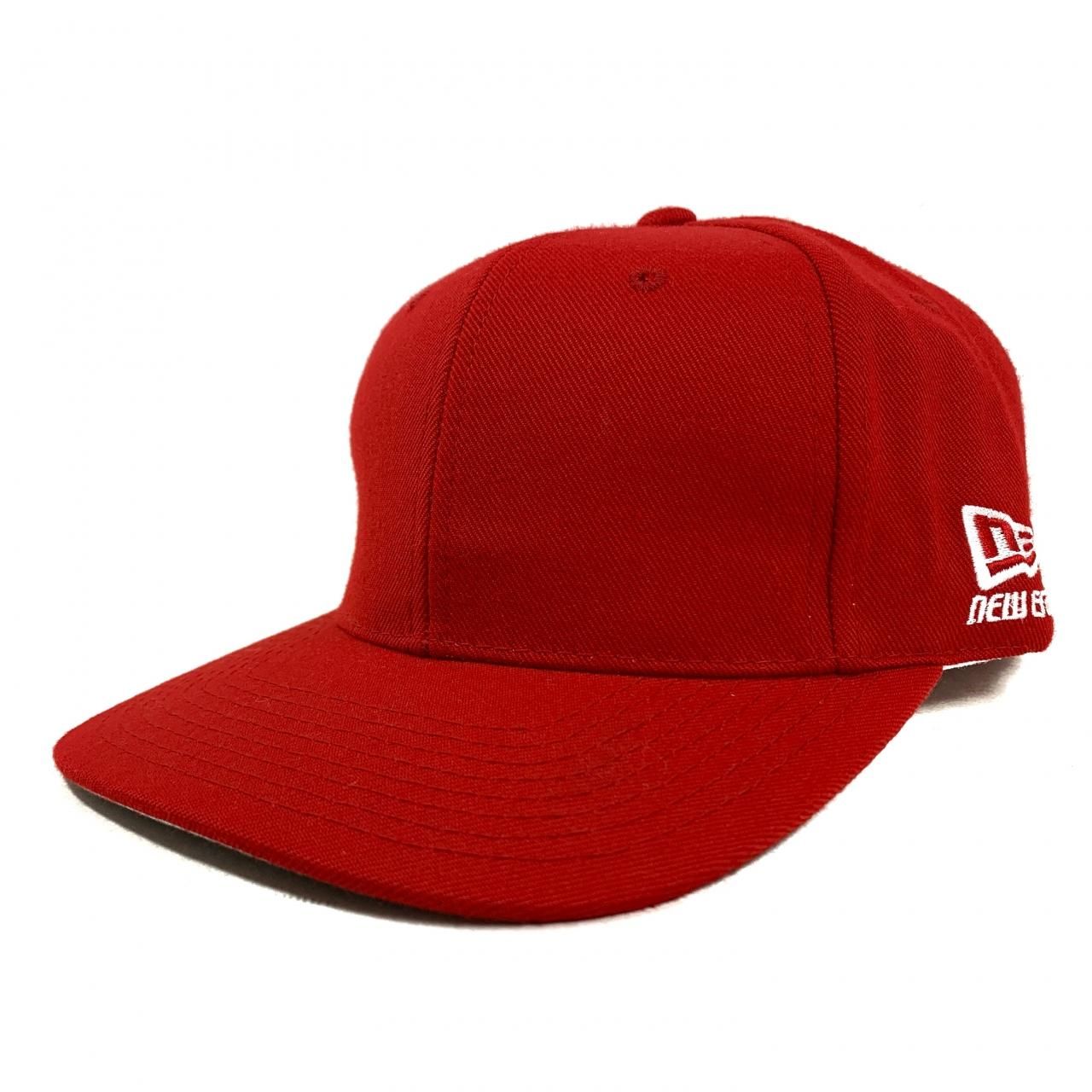 Deadstock 90s NEWERA 6 Panel Snapback Cap 赤 デッドストック