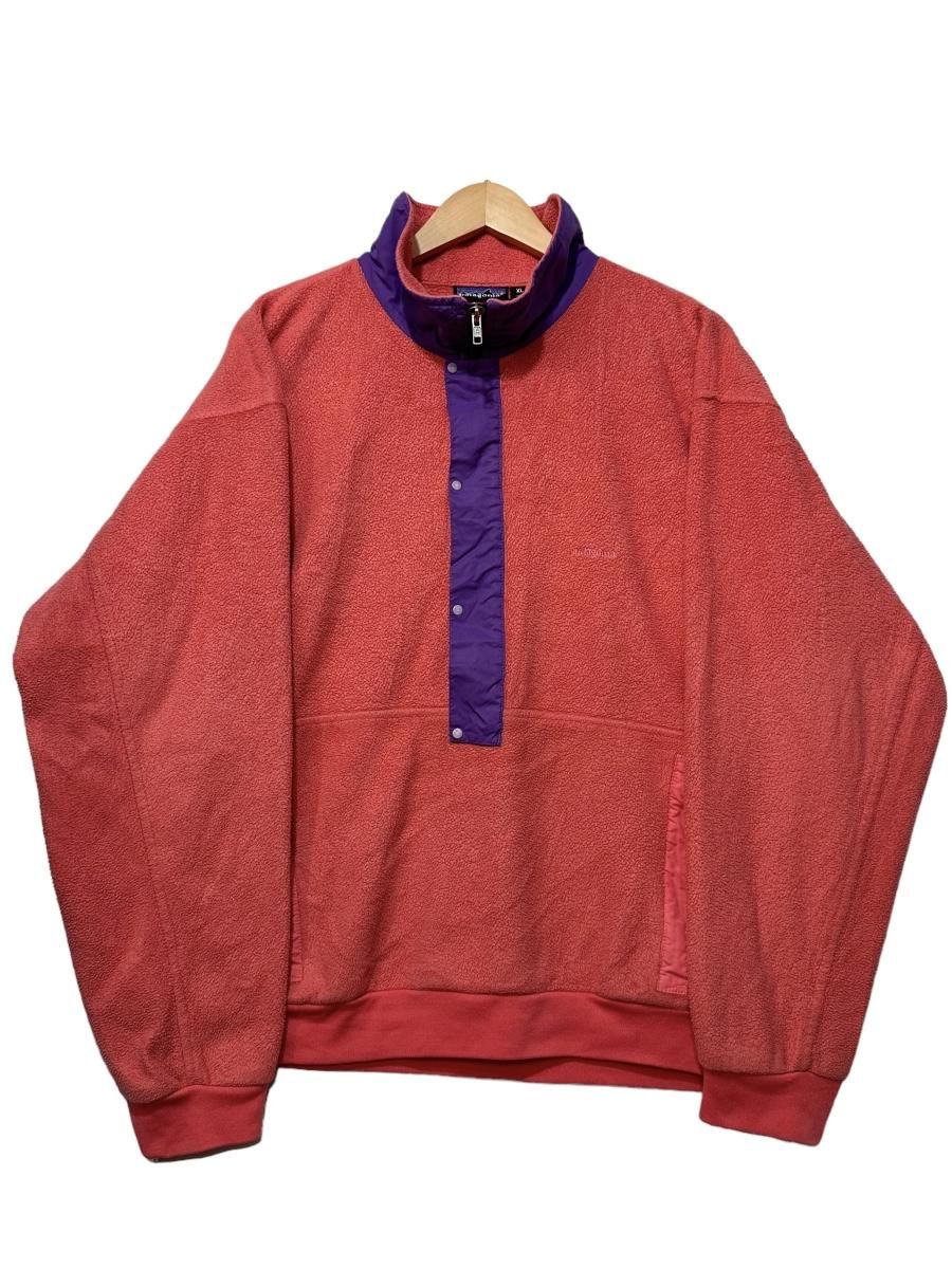 希少 Patagoniaパタゴニア 赤ナイロンジャケット 裏フリース y2k古着