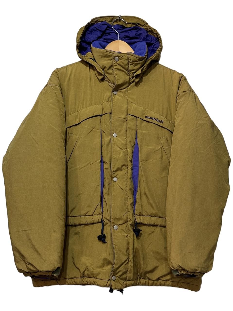 90s mont-bell Padding Jacket 金紫 S モンベル 中綿ジャケット
