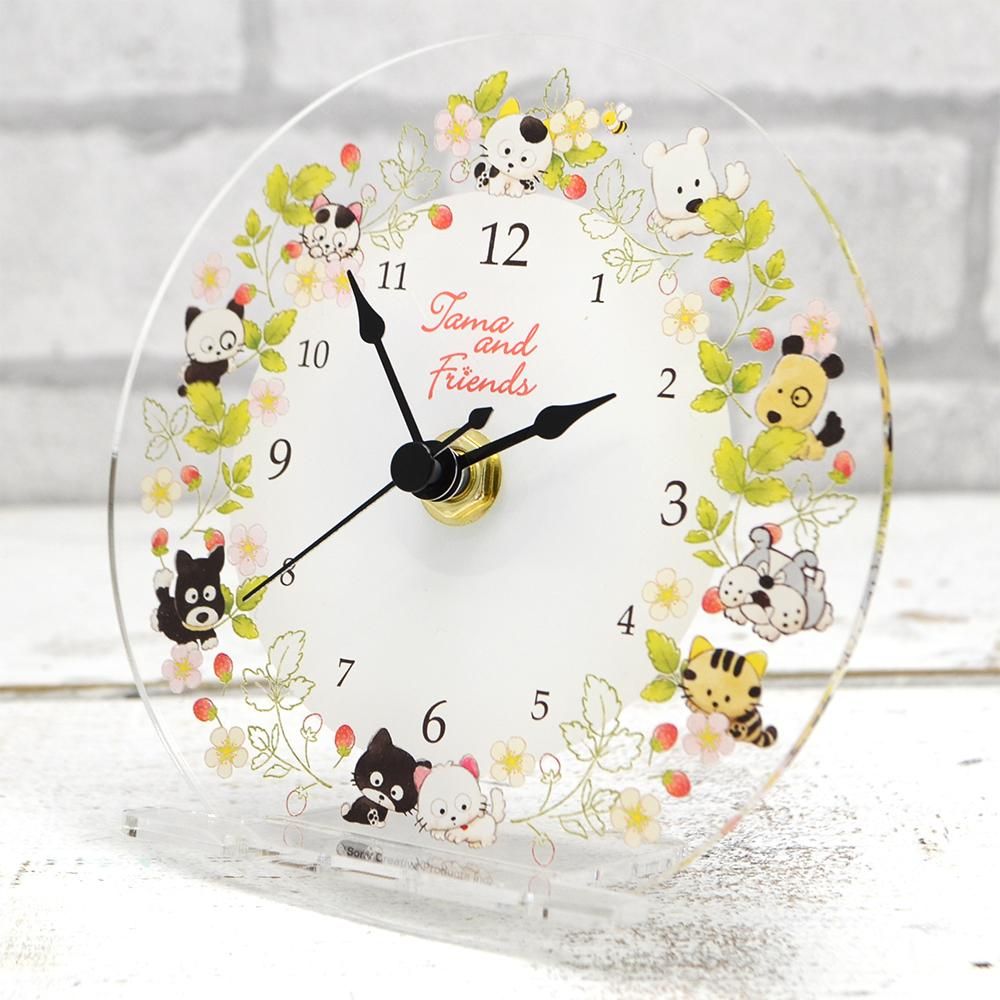 公式ショップ限定】アクリル置時計（いちご）TA - タマ＆フレンズ 公式