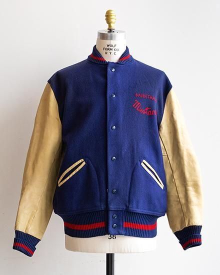 VINTAGE】50s H.L.Whiting Varsity jacket 