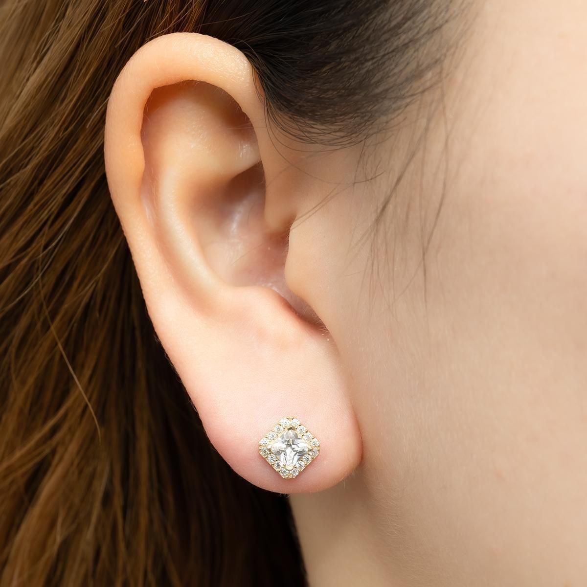 10K イエローゴールド ピアス 6.8mm - AVALANCHE OFFICIAL STORE