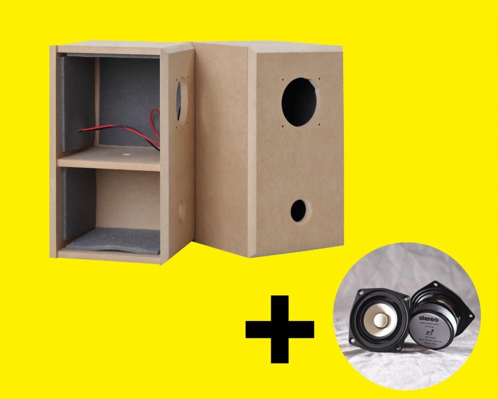 ダブルバスレフ方式エンクロージャー・キット（2022年版） スピーカー