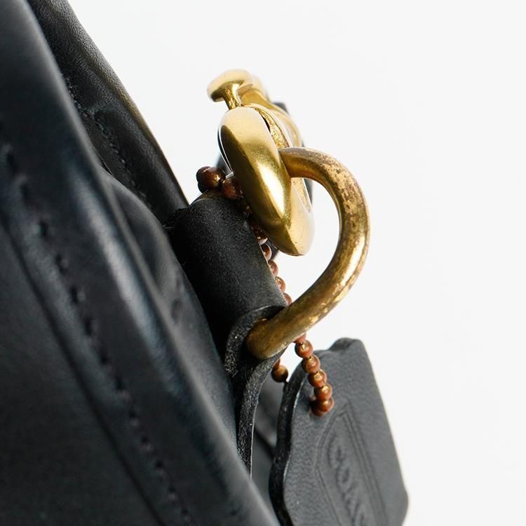 COACH コーチ ターンロック2WAYフラップショルダーバッグ ブラック