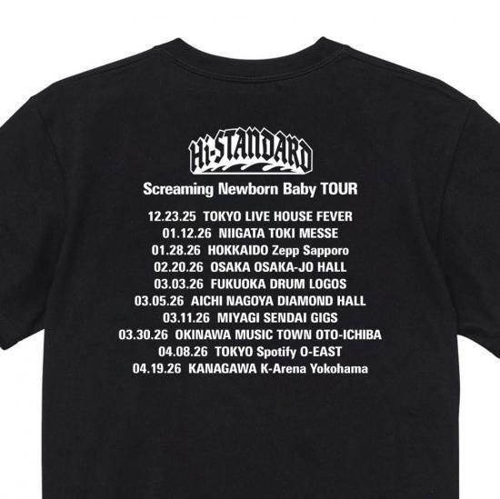 SNB TOUR YOPPI T-shirt（BLACK） - Hi-STANDARD OFFICIAL WEB STORE