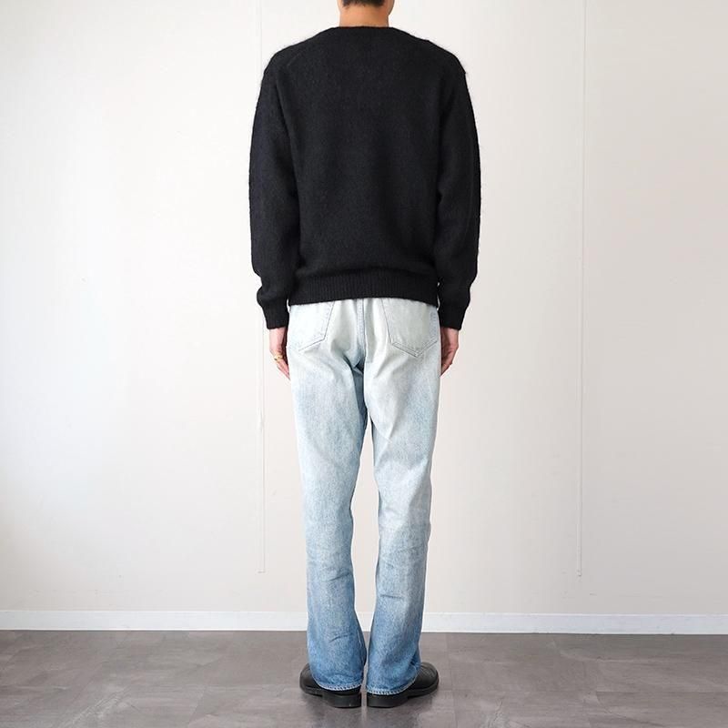 BATONER / バトナー】PURE MOHAIR CREW NECK BLACK - THIRTY' THIRTY