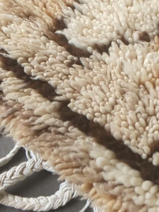 モロッコラグ「AZILALアジラル」RAZ022ベージュ/Hibou.イブーモロッコ