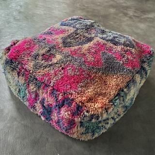 ヴィンテージラグ使用 モロッコプフ 一点物 | KP43/モロッコインテリア