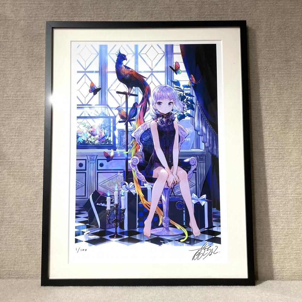 藤ちょこ画集発売記念作品展「彩幻境」 直筆サイン入りアートグラフ