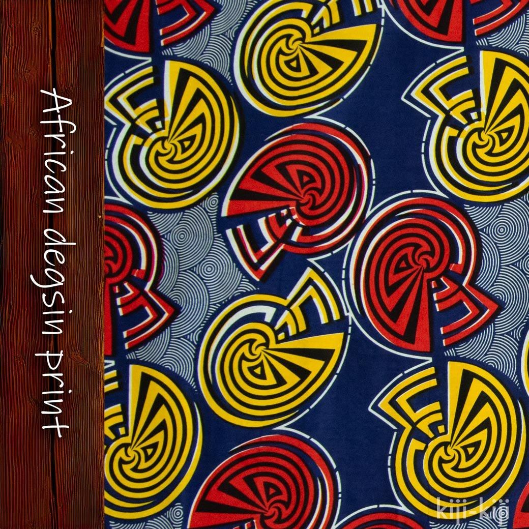 アフリカンプリント｜ワックスプリント｜African design print｜カラー