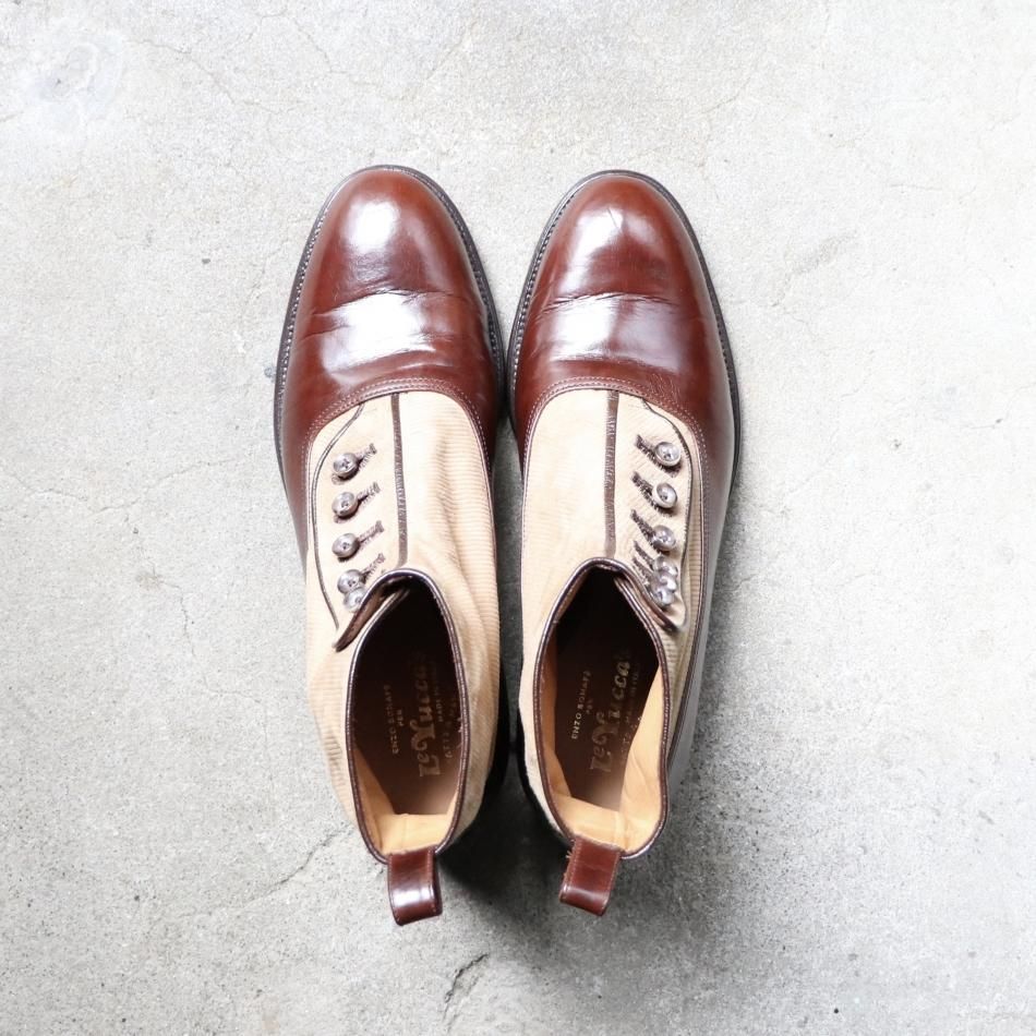美品/希少品” Le Yucca's（レユッカス）ボタンブーツ Size:42 ダーク