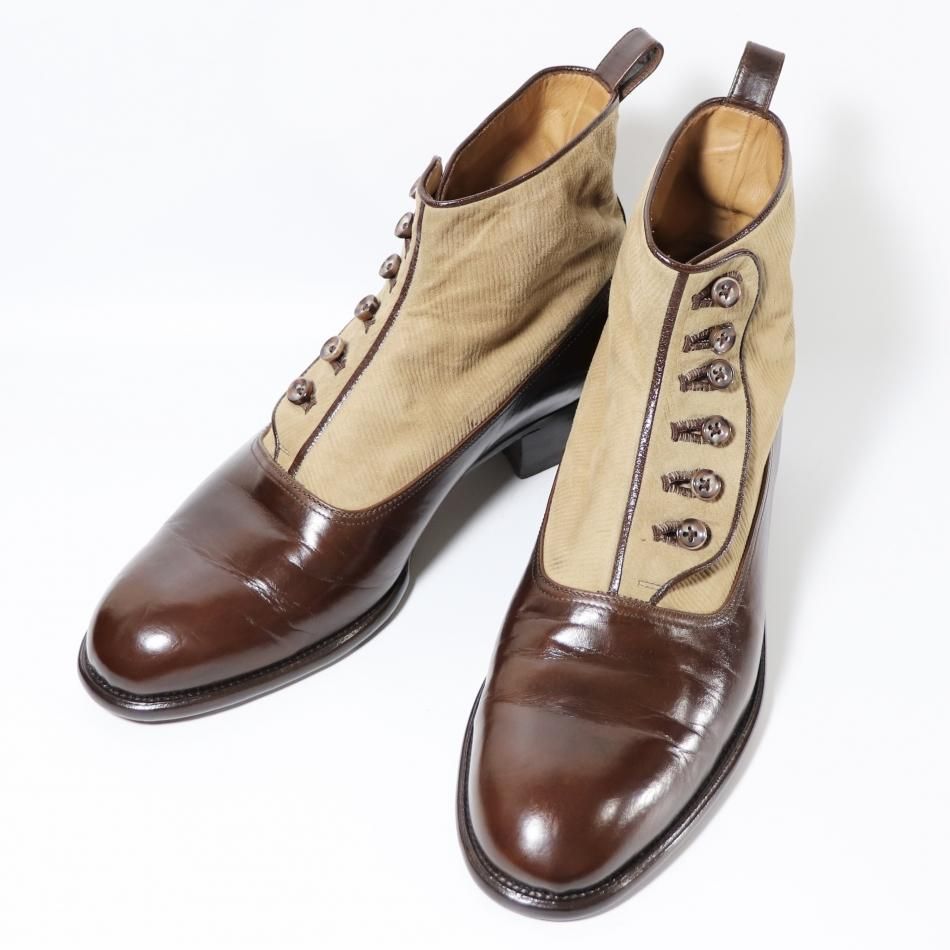 美品/希少品” Le Yucca's（レユッカス）ボタンブーツ Size:42 ダーク