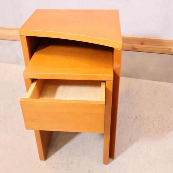 ARFLEX アルフレックス ベッドサイドテーブル チェリー材 ARFLEX