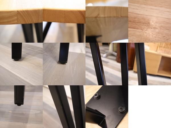 Kanademono(かなでもの)の人気シリーズTHE CAFE TABLE 天然木×ブラック