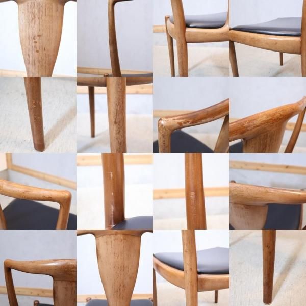 KAGURA(家具蔵)のチェリー材 ハイデル ダイニングチェア 2脚セット