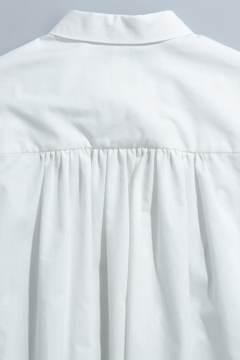 cotton ~THOMAS MASON~ gather blouse - atelier naruse｜Online store