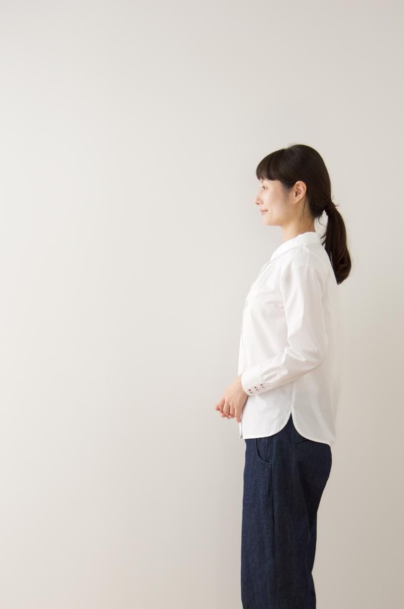 cotton stand off collar blouse - atelier naruse｜Online store｜the an